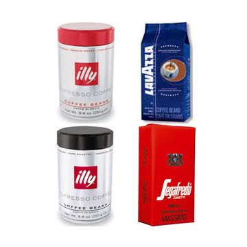 Italian Whole Bean Espresso Coffee Sampler
