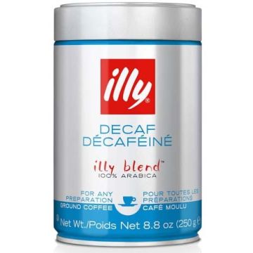 Fine Grind, illy decaf espresso coffee