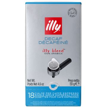 Illy Decaf Espresso Pods Box of 18