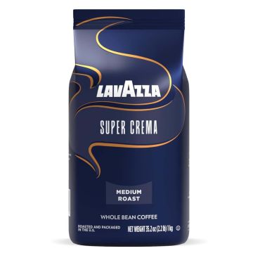 Lavazza Super Crema Whole Bean pack
