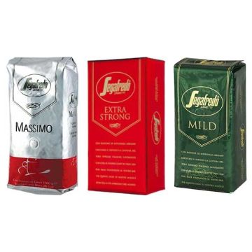 three great espresso blends Sampler from Segafredo