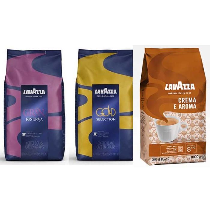 Lavazza whole bean sampler bags